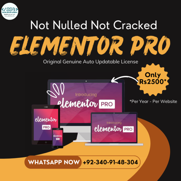 Elementor Pro License Genuine Auto Update